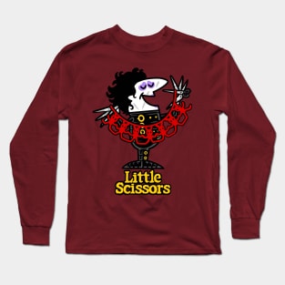 Little Scissors Pizza Long Sleeve T-Shirt